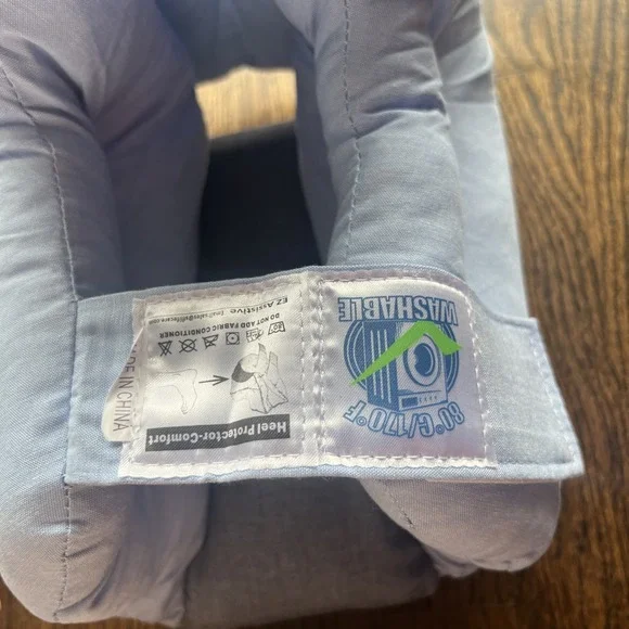 Heel Protector for Heel Pressure Comfort Blue Padded Cushioned Boot EZ assistive - Picture 6 of 6